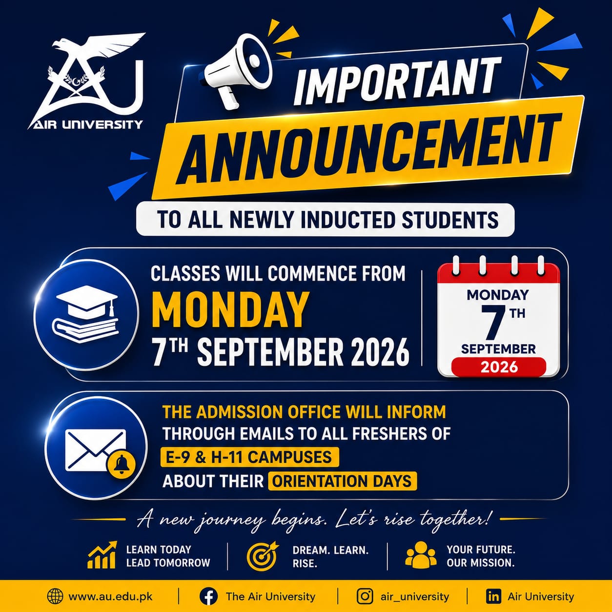 Second Announcement